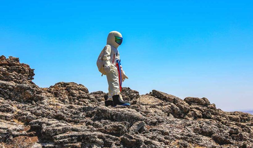 Turkey, an astronaut in Diyarbakır