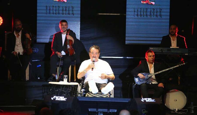 Turkey, İbrahim Tatlıses concert on wheelchair
