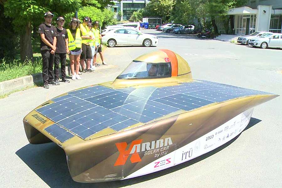 Turkey, solar-powered car