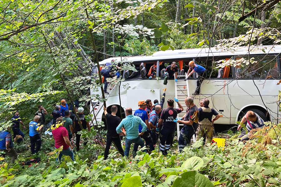 Turquía, accidente de autobús en Bursa