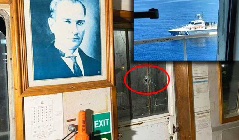 Greek coastguards fire upon Turkish ship