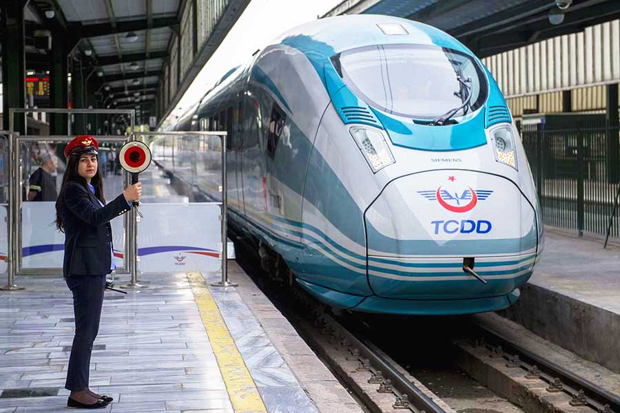 Turkey, high speed train
