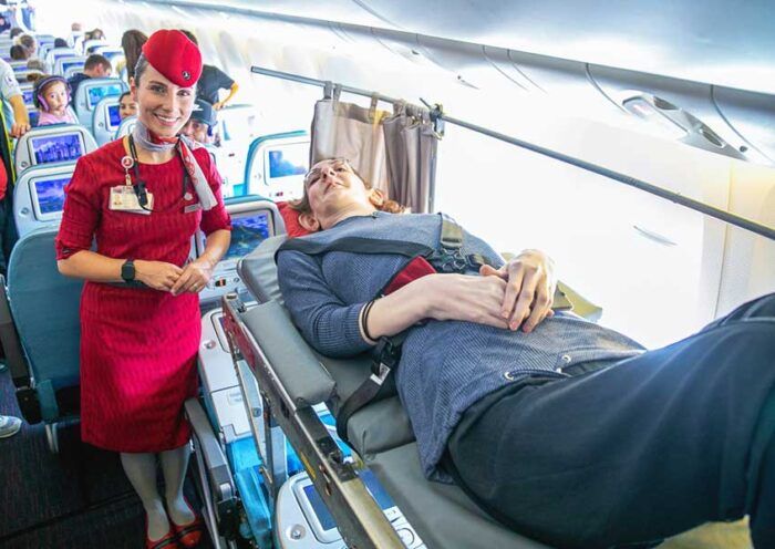 Turkey, tallest woman in the world travels by plane