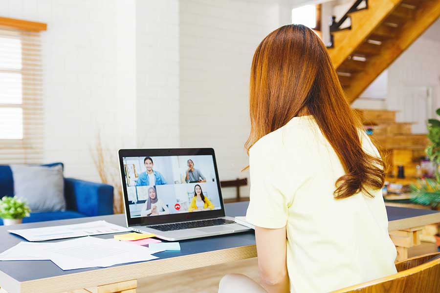 work from home, telework, telecommute