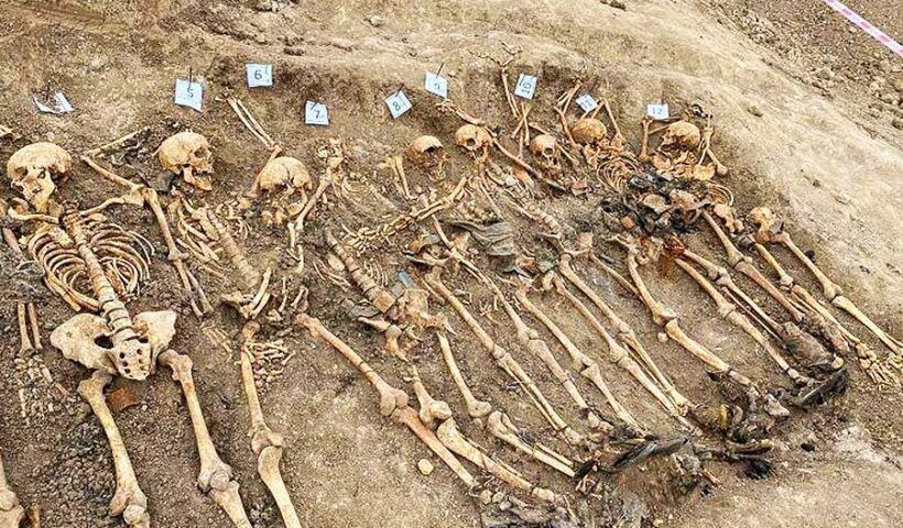 Azerbaijan, mass grave in Karabakh