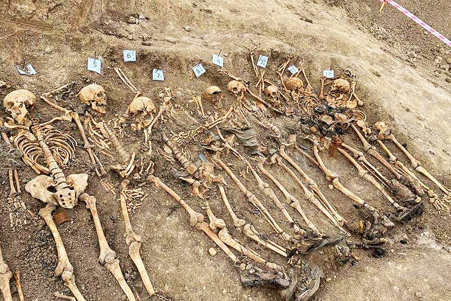 Azerbaijan, mass grave in Karabakh