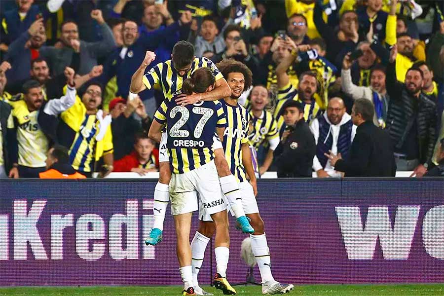 Fenerbahçe, new leader of the Turkish league
