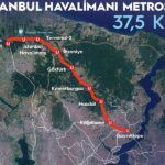 Istanbul, metro line to the airport
