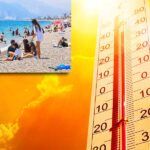 Turkey, record temperature in Antalya