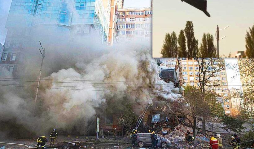 Ukraine, attack with kamikaze drones against Kiev