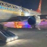 vuelo de Turkish Airlines, aterrizaje de emergencia