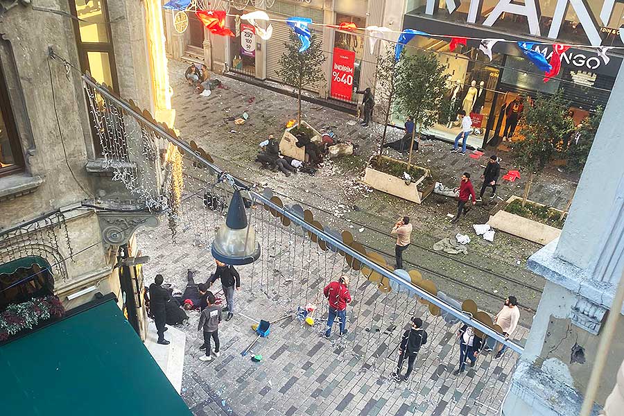 Estambul, explosión en İstiklal