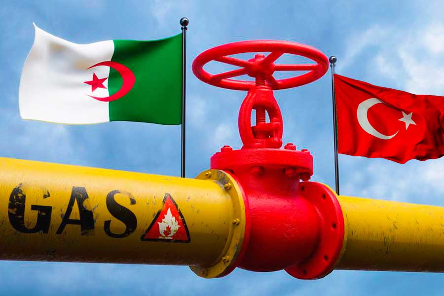 gas, Algeria and Turkey