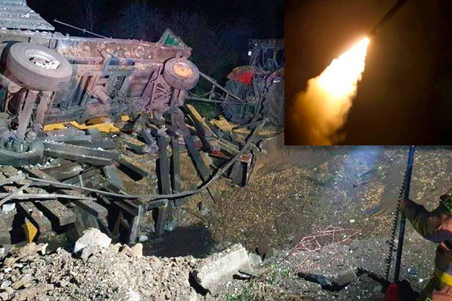 Poland, impact of missile next to border with Ukraine