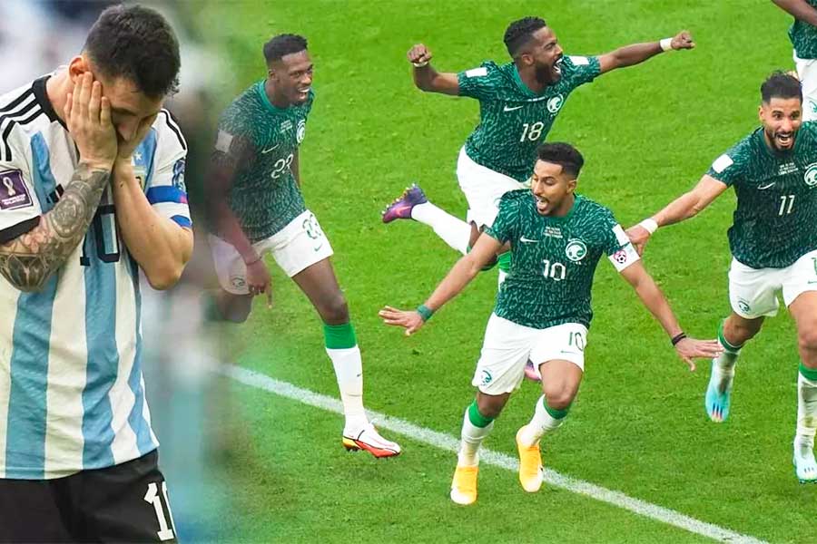 Saudi Arabia defeats Argentina in the Qatar World Cup