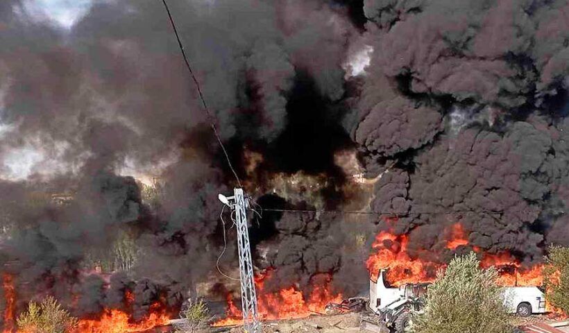 Turkey, bus accident and fire