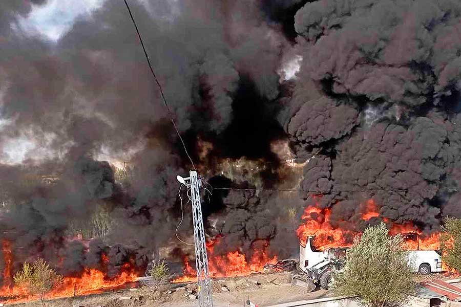 Turkey, bus accident and fire
