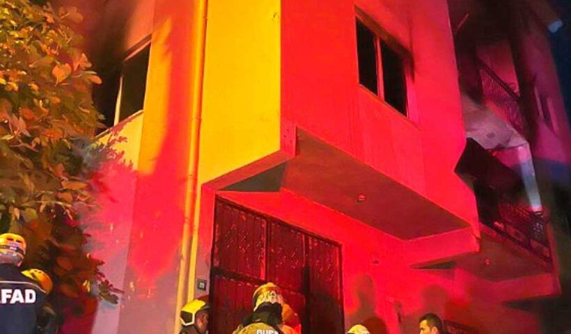 Turkey, fire in apartment of Syrian refugees in Bursa