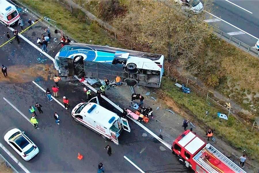 Turquía, accidente de autobús