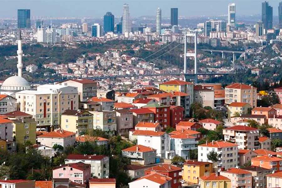 Istanbul, housing buildings