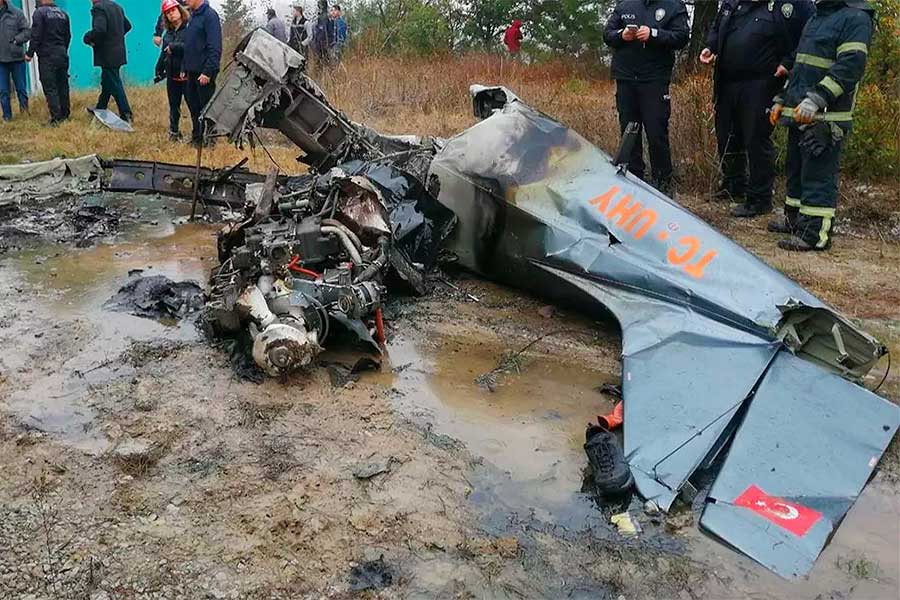 Turkey, plane crashed in Bursa