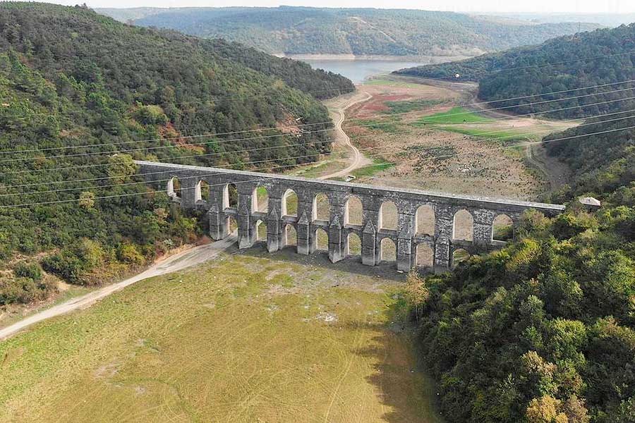 Istanbul, drought in dams