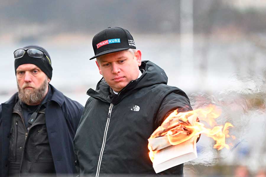 Sweden, burning of Koran