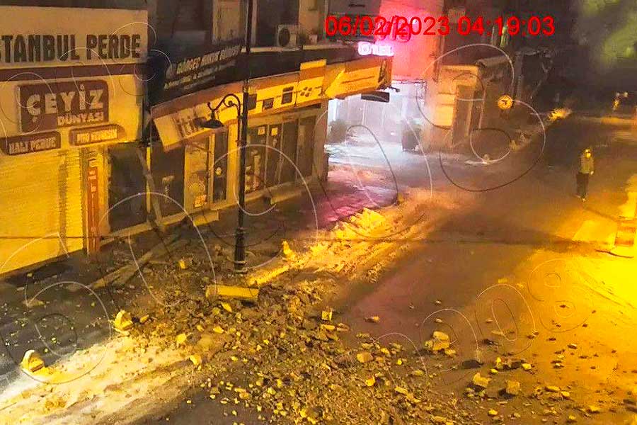 New footage of the earthquake in Malatya