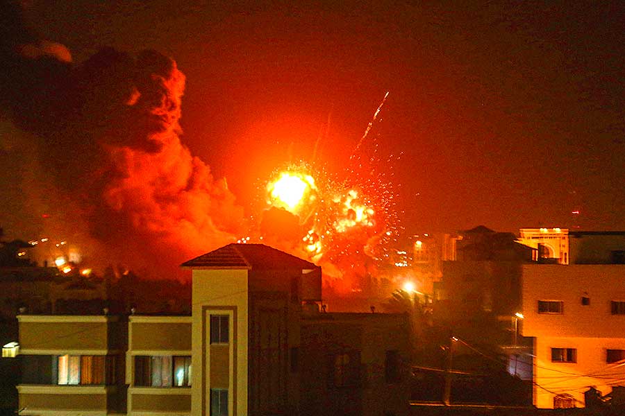 Israel, bombardeos sobre Gaza