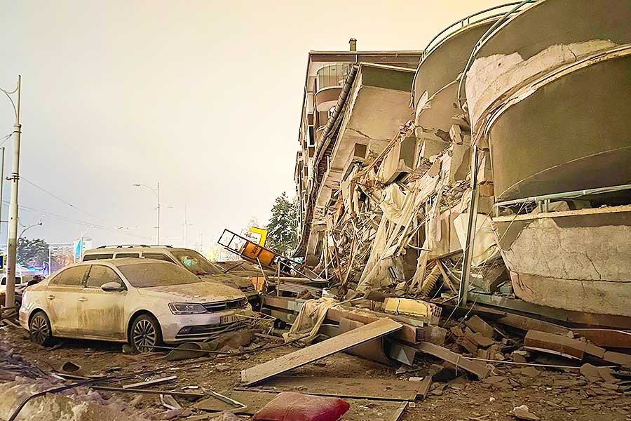 Turkey, destruction by the earthquakes