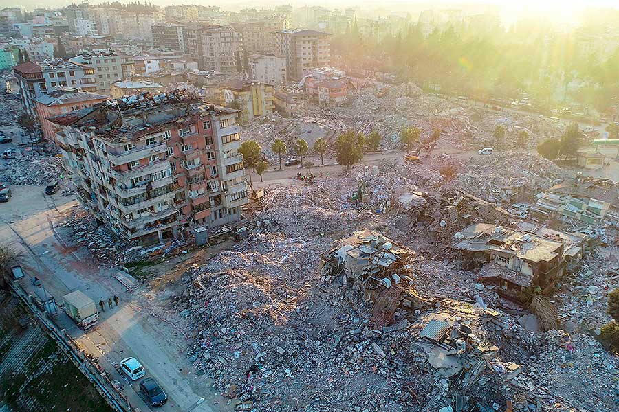 Turkey earthquake, destruction in Antakya