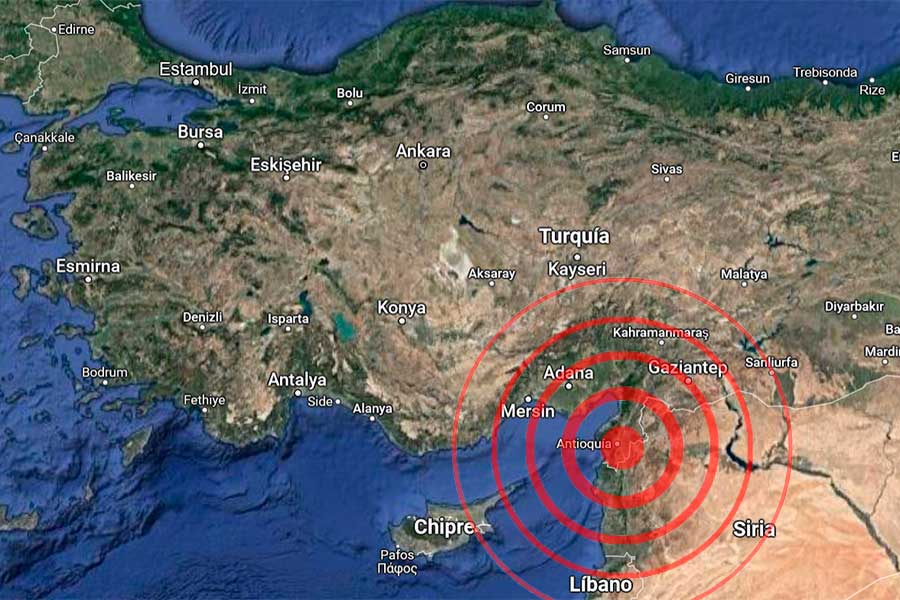 Turkey, earthquakes in Antakya (Antioch)