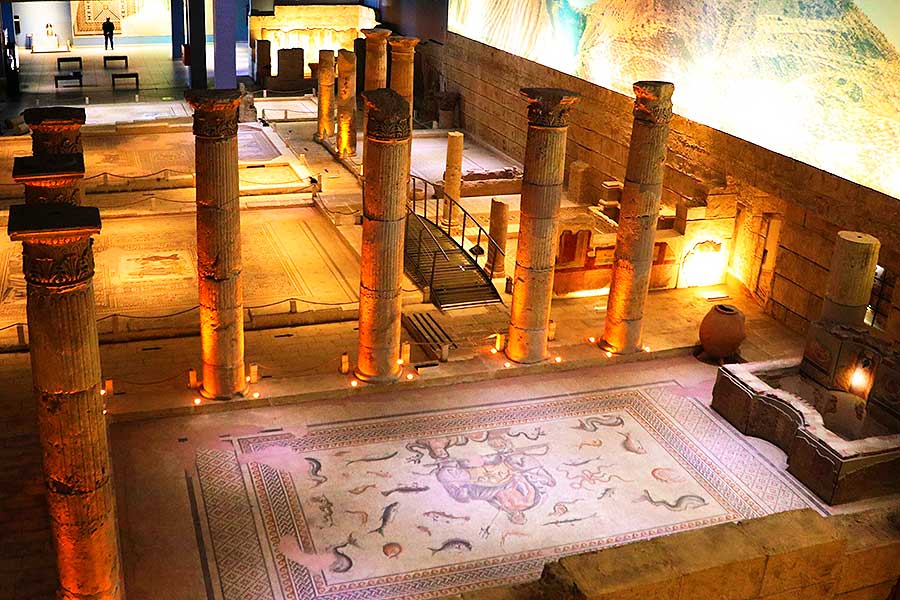 Turkey, Zeugma Mosaic Museum in Gaziantep