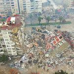 Turquía, edificios derrumbados por el terremoto
