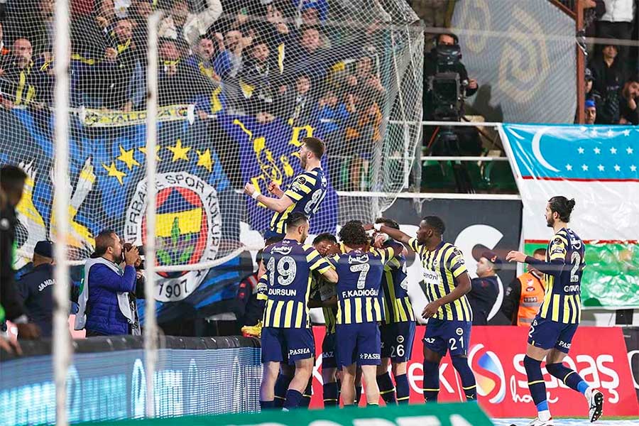 Fenerbahçe, goal in the league