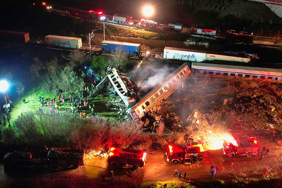 Greece, trains collision