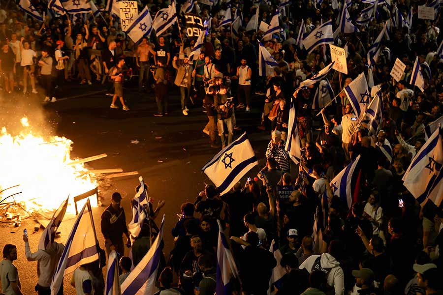 Israel, protestas contra Netanyahu