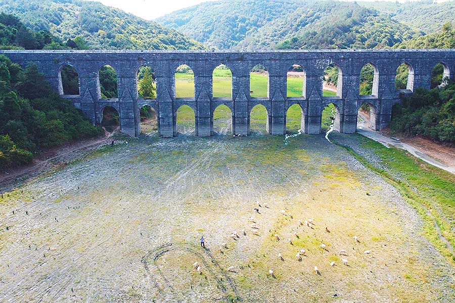 Istanbul, drought in dams