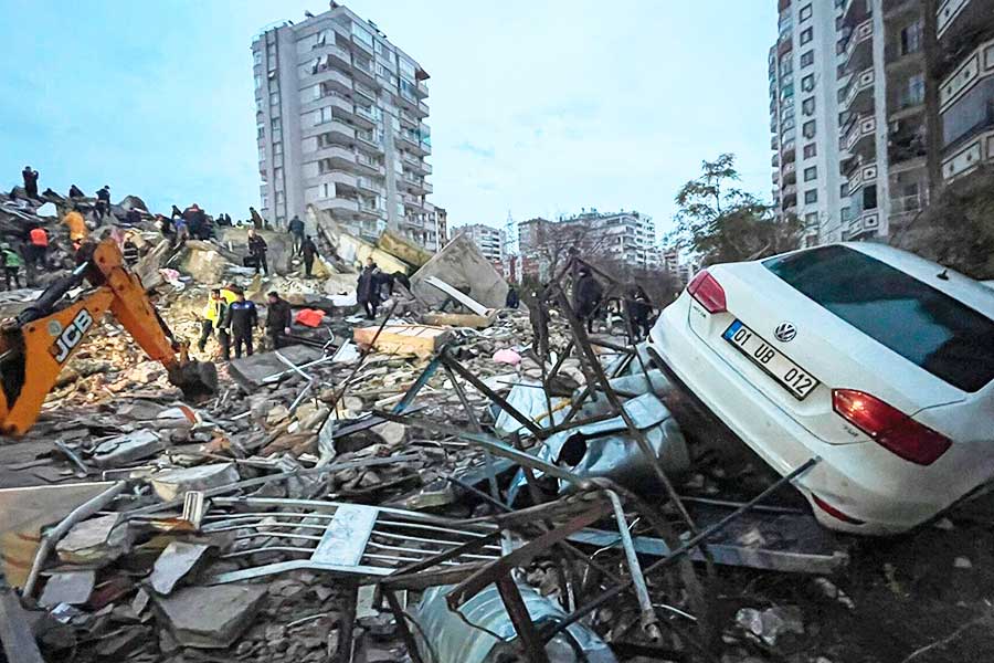 Kahramanmaraş earthquake, in Turkey
