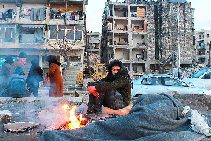 Syria, earthquake survivors