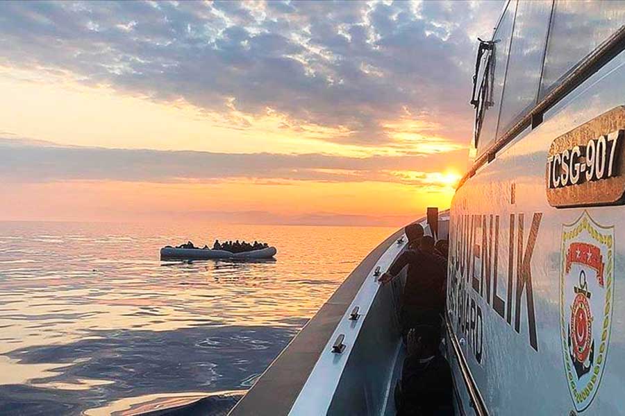 Turkey, migrants rescue in the Aegean