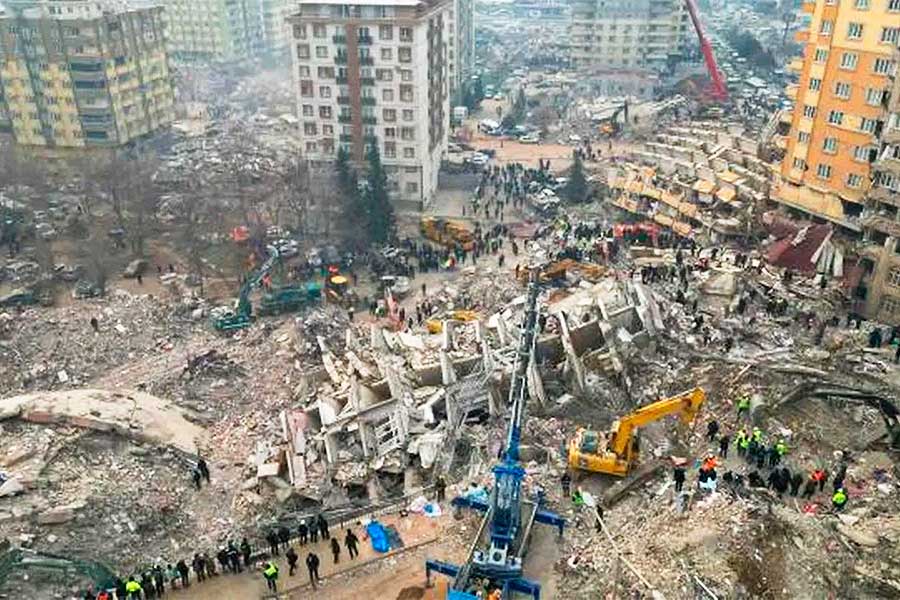 Turquía, destrucción por los terremotos