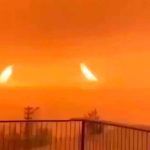 Turquía, llamas en un lago antes del terremoto
