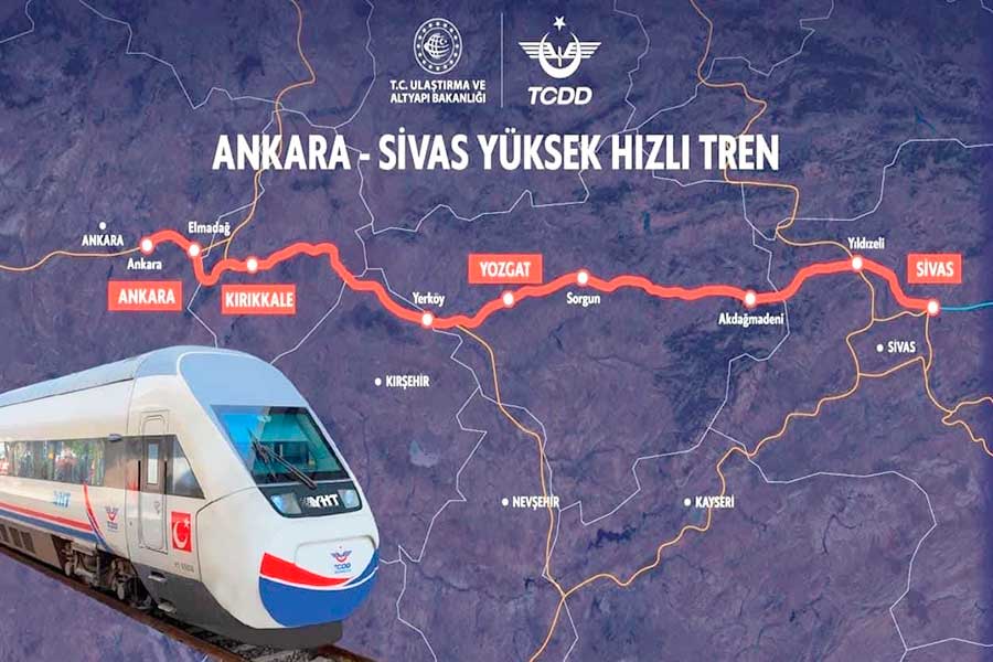 Ankara-Sivas high speed train