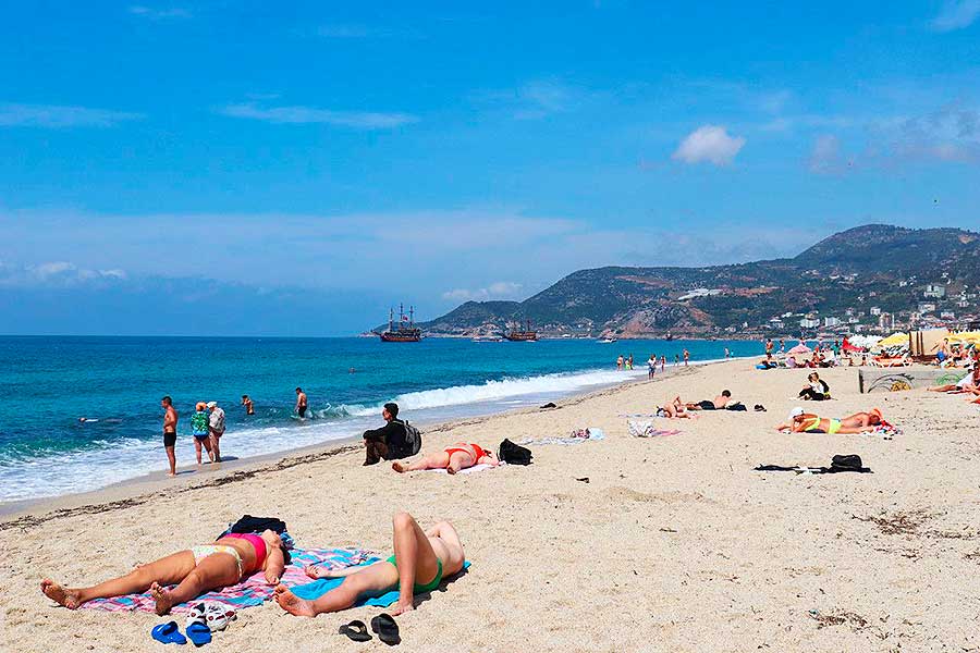 Antalya, beaches in Alanya