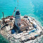Estambul, restauración de la Torre de la Doncella