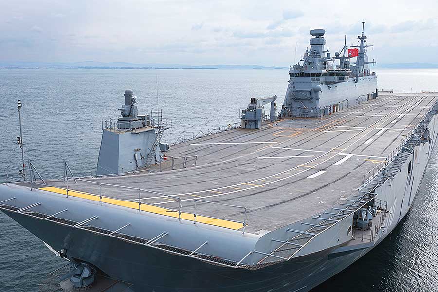 Turkish aircraft carrier TCG Anadolu