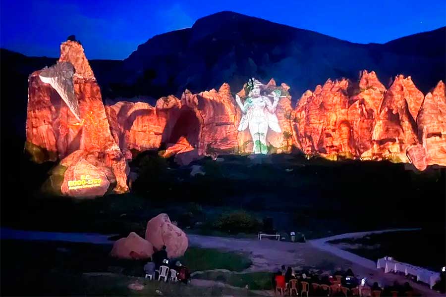 3D show about the history of Cappadocia