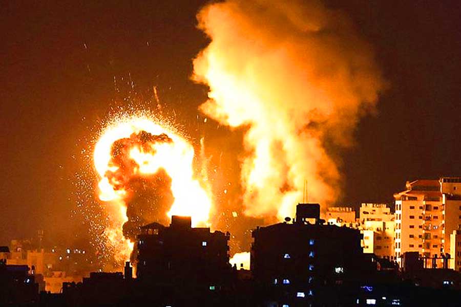 Israel, bombardeos sobre Gaza