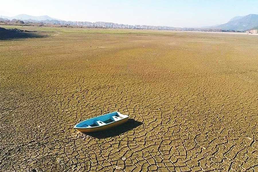 Turquía, lago seco